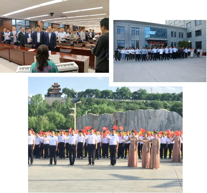 颂歌献给党 彰显泓源红 ——泓源公司积极组织参加平凉市庆祝中国共产党成立100周年歌咏比赛(图2) 颂歌献给党 彰显泓源红 ——泓源公司积极组织参加平凉市庆祝中国共产党成立100周年歌咏比赛(图2)